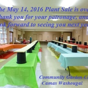 2016 Plant Sale over – THANK YOU for your&nbsp;patronage!