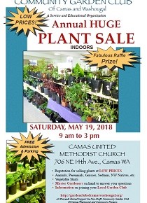 Garden Club’s Annual Plant Sale!  Saturday, May 19,&nbsp;9am-3pm