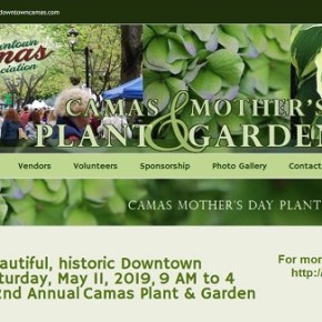 22nd Annual Camas Plant & Garden Fair – May 11th, Sat,&nbsp;9am-4pm!