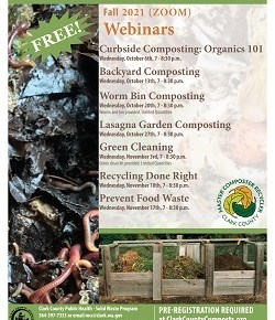Master Composter/Recyclers – FALL CLASSES!  Learn to compost and&nbsp;more!