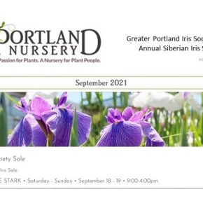 Iris Sale by GPIS – Sep 18 & 19, 9am-4pm, @ Portland&nbsp;Nursery