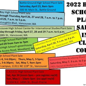 Clark County High Schools Plant Sales – spring 2022!  UPDATE – added&nbsp;another!