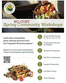 Clark County Composter/Recyclers – FREE great classes this&nbsp;spring!