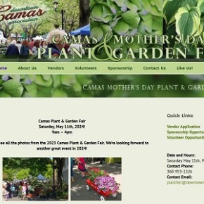 SALE HAS PASSED – Camas Plant & Garden Fair Saturday, May 11th, 9am –&nbsp;4pm!