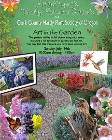 12th Annual “Art in the Garden” is July 14, Sunday,&nbsp;10am-4pm