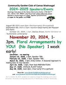 2024-25 Speakers – Updated October 28,&nbsp;2024