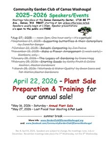 2025-2026 Fiscal Year Speakers/Events!  (Updated Apr 8,&nbsp;2026)