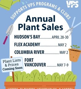 Vancouver, WA, USA schools annual spring PLANT&nbsp;SALES!