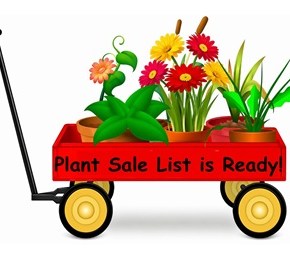 Plant Sale LIST IS&nbsp;HERE!